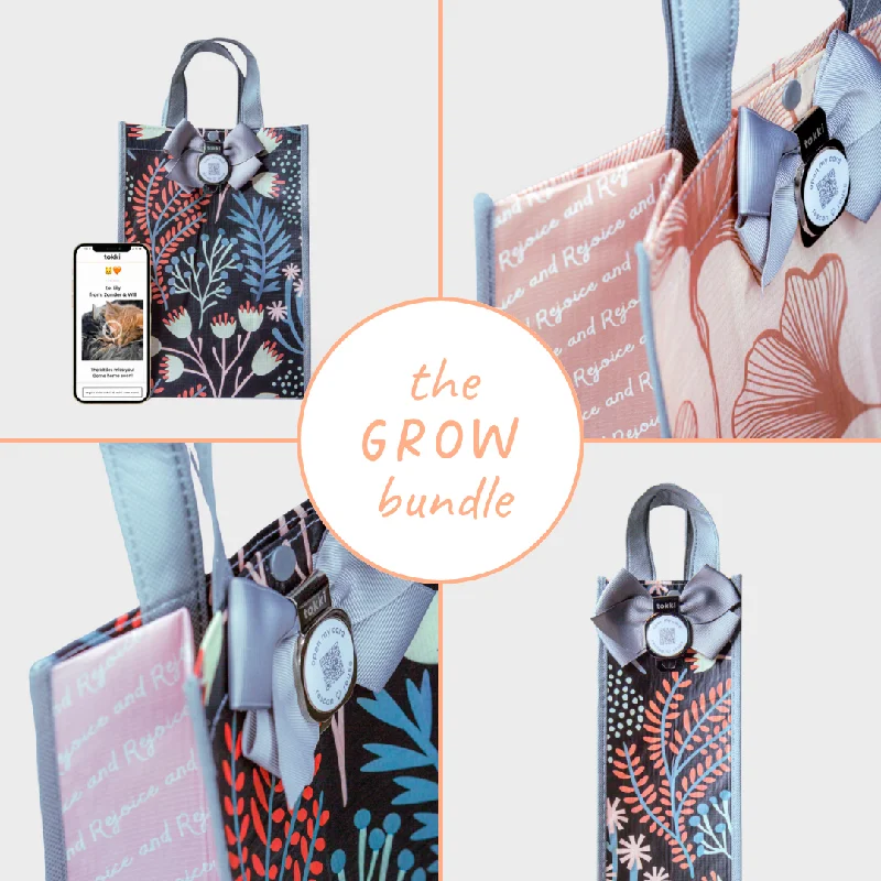 Hand - painted ceramic shopping and gift bags for artisanal giftsGive Collection | Reusable Gift Bag + QR Greeting Card | 9 Pieces Hand - painted ceramic shopping and gift bags for artisanal giftsGive Collection | Reusable Gift Bag + QR Greeting Card | 9 Pieces