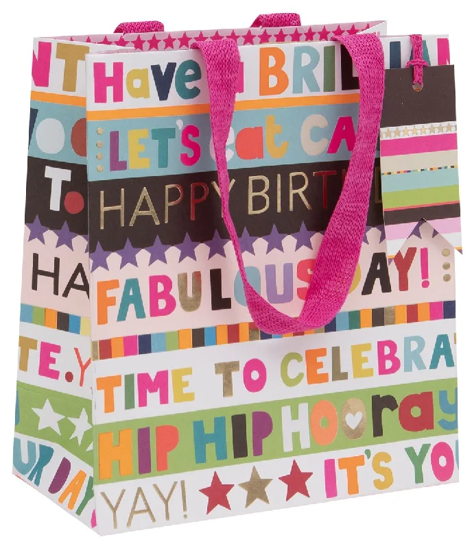 Foldable shopping and gift bags with a compact design for easy storageGift Bag Medium - Fabulous Pink Foldable shopping and gift bags with a compact design for easy storageGift Bag Medium - Fabulous Pink