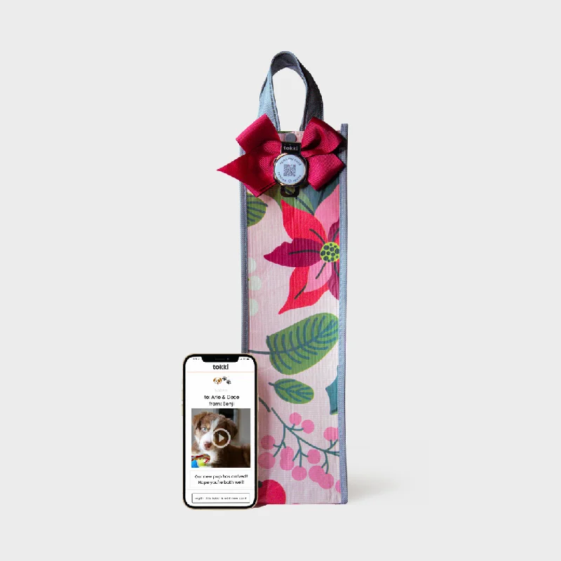 Hand - painted ceramic shopping and gift bags for artisanal giftsShine | Wine | Reusable Gift Bag + QR Greeting Card Hand - painted ceramic shopping and gift bags for artisanal giftsShine | Wine | Reusable Gift Bag + QR Greeting Card