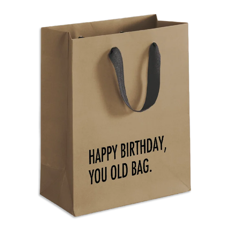 Luxury leather shopping and gift bags with gold - plated hardware for high - end presentsOld Bag Gift Bag Luxury leather shopping and gift bags with gold - plated hardware for high - end presentsOld Bag Gift Bag