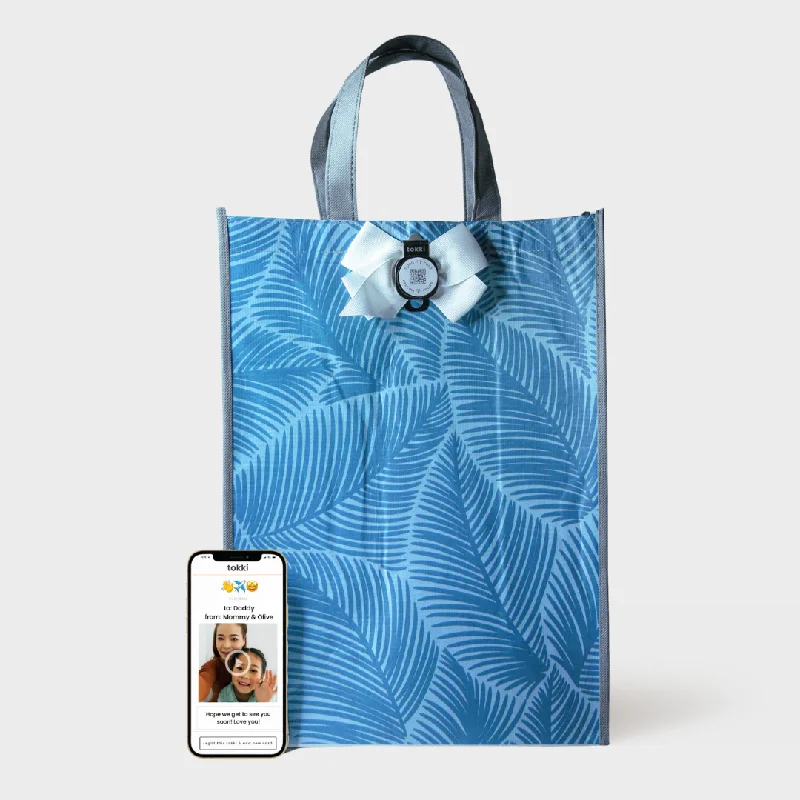 Luxury leather shopping and gift bags with gold - plated hardware for high - end presentsGrow | Large | Reusable Gift Bag + QR Greeting Card Luxury leather shopping and gift bags with gold - plated hardware for high - end presentsGrow | Large | Reusable Gift Bag + QR Greeting Card