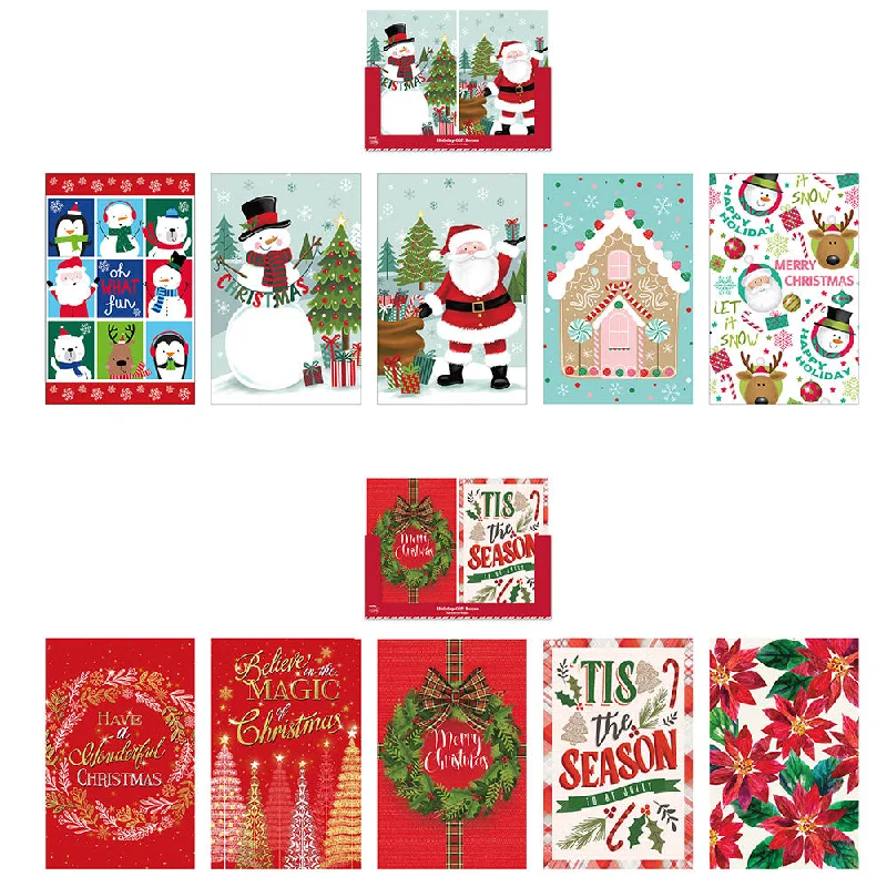 Colorful paper shopping and gift bags with intricate embossed patterns for party favors5Pk Large Christmas Whimsical Foldable Gift Boxes 17" X 11" X 2.5", 2 Assortments Colorful paper shopping and gift bags with intricate embossed patterns for party favors5Pk Large Christmas Whimsical Foldable Gift Boxes 17" X 11" X 2.5", 2 Assortments