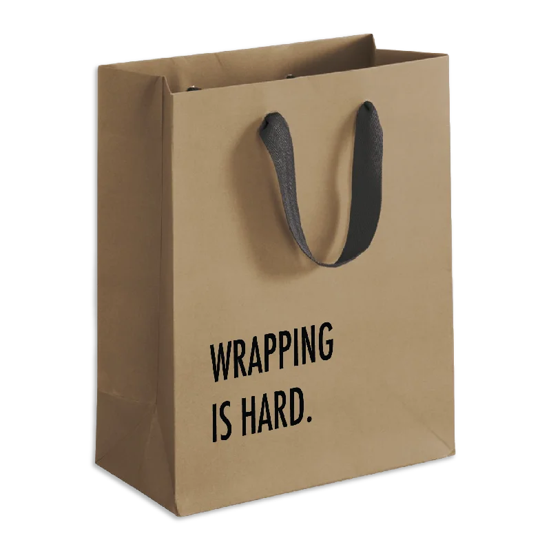 Luxury leather shopping and gift bags with gold - plated hardware for high - end presentsWrapping is Hard Gift Bag Luxury leather shopping and gift bags with gold - plated hardware for high - end presentsWrapping is Hard Gift Bag