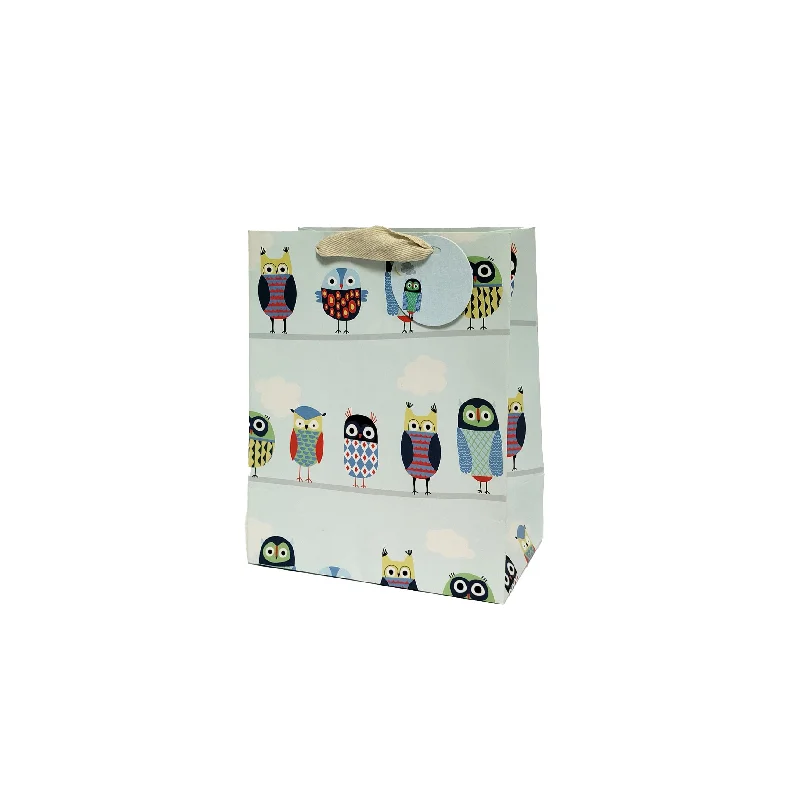 Cartoon - themed paper shopping and gift bags for kids' presentsOwl Medium Gift Bags Cartoon - themed paper shopping and gift bags for kids' presentsOwl Medium Gift Bags