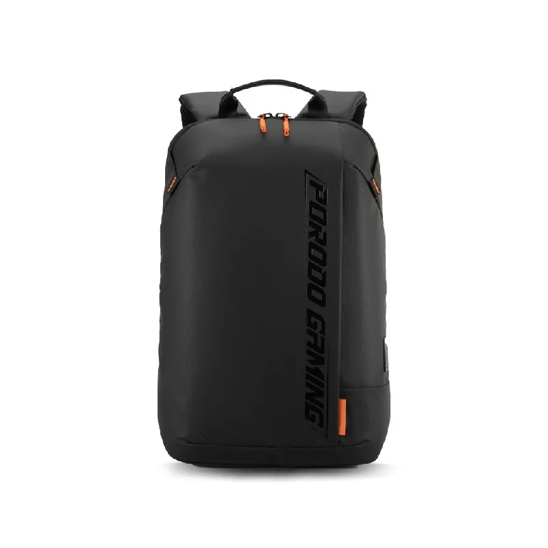 Soft-sided laptop bag with a magnetic closure for easy accessSoft-sided laptop bag with a magnetic closure for easy accessPorodo Gaming Water-Resistant PU Laptop Backpack With USB-C Port - Black Soft-sided laptop bag with a magnetic closure for easy accessSoft-sided laptop bag with a magnetic closure for easy accessPorodo Gaming Water-Resistant PU Laptop Backpack With USB-C Port - Black