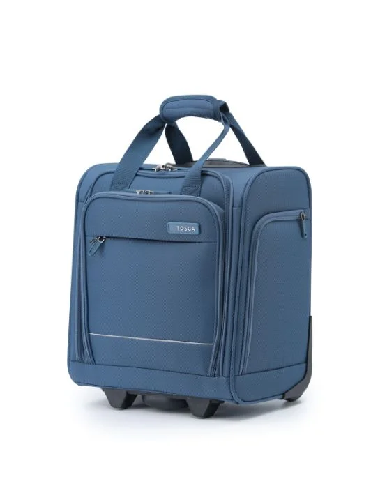 Lightweight nylon laptop bag with a 17-inch padded sleeve for daily commutersLightweight nylon laptop bag with a 17-inch padded sleeve for daily commutersTosca - AIR5055 Underseat Trolley case - Blue Lightweight nylon laptop bag with a 17-inch padded sleeve for daily commutersLightweight nylon laptop bag with a 17-inch padded sleeve for daily commutersTosca - AIR5055 Underseat Trolley case - Blue