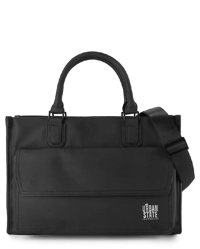 Waterproof laptop bag with a rain cover for outdoor enthusiastsWaterproof laptop bag with a rain cover for outdoor enthusiastsCoated Dry League Flap Laptop Bag - Black