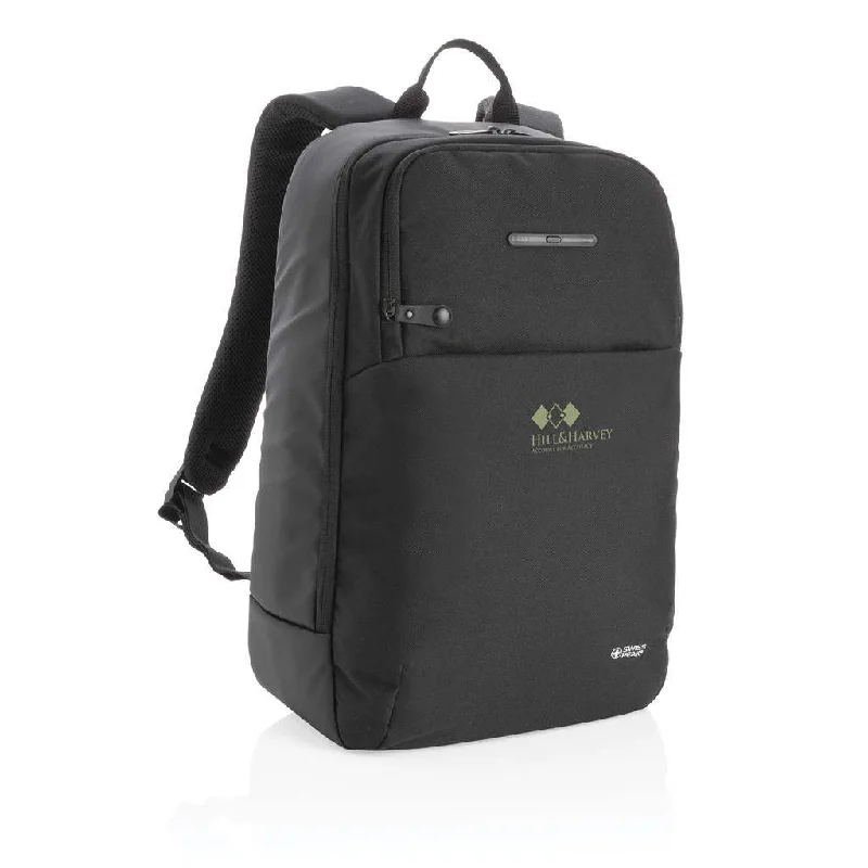 RFID-blocking laptop bag to protect sensitive dataRFID-blocking laptop bag to protect sensitive dataLaptop Backpack with UV-C Steriliser Pocket