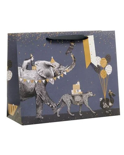 Eco - friendly bamboo shopping and gift bags for sustainable giftingGift Bag Large - Animals Eco - friendly bamboo shopping and gift bags for sustainable giftingGift Bag Large - Animals