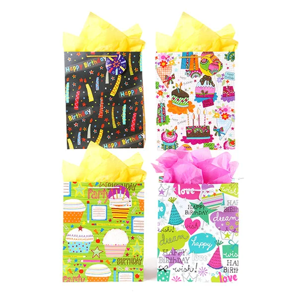 Monogrammed shopping and gift bags with personalized initials for a unique touchLarge Pretty Party Matte Finish Glitter4 Designs Monogrammed shopping and gift bags with personalized initials for a unique touchLarge Pretty Party Matte Finish Glitter4 Designs