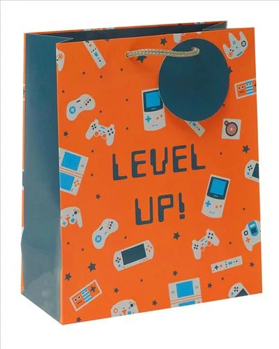 Cartoon - themed paper shopping and gift bags for kids' presentsGift Bag Medium - Gaming Cartoon - themed paper shopping and gift bags for kids' presentsGift Bag Medium - Gaming