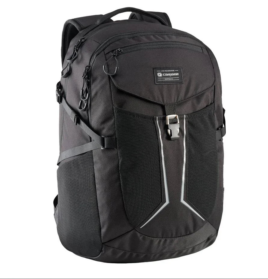 Large-capacity leather laptop bag with multiple compartments for business executivesLarge-capacity leather laptop bag with multiple compartments for business executivesCaribee - Helix 30L 15.4in Laptop backpack - Black Large-capacity leather laptop bag with multiple compartments for business executivesLarge-capacity leather laptop bag with multiple compartments for business executivesCaribee - Helix 30L 15.4in Laptop backpack - Black