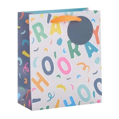 Miniature shopping and gift bags made of satin for small trinkets and jewelryGift Bag Medium - Hooray Miniature shopping and gift bags made of satin for small trinkets and jewelryGift Bag Medium - Hooray