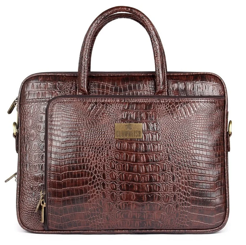 Waterproof and shockproof laptop bag for rugged useWaterproof and shockproof laptop bag for rugged useTHE CLOWNFISH Unisex-Adult Crocodilan Laptop Bag/Messenger Bag For 15.6 Inch Laptops (Rust Brown) Waterproof and shockproof laptop bag for rugged useWaterproof and shockproof laptop bag for rugged useTHE CLOWNFISH Unisex-Adult Crocodilan Laptop Bag/Messenger Bag For 15.6 Inch Laptops (Rust Brown)