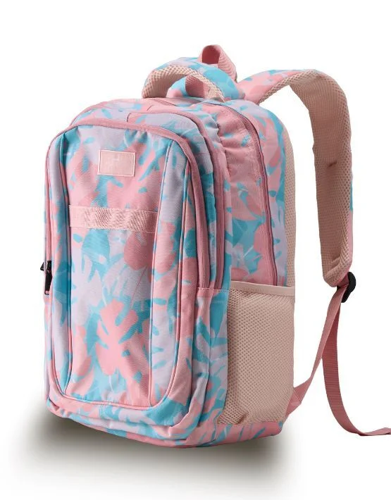 RFID-blocking laptop bag to protect sensitive dataRFID-blocking laptop bag to protect sensitive dataTosca - TCA936-M Small Backpack - Pink/Palm