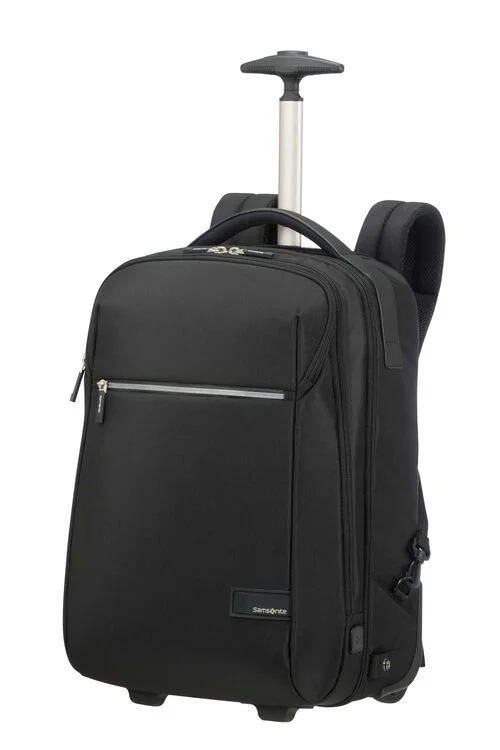 Soft-sided laptop bag with a magnetic closure for easy accessSoft-sided laptop bag with a magnetic closure for easy accessSamsonite - Lite Point 17.3in Backpack on Wheels - Black Soft-sided laptop bag with a magnetic closure for easy accessSoft-sided laptop bag with a magnetic closure for easy accessSamsonite - Lite Point 17.3in Backpack on Wheels - Black