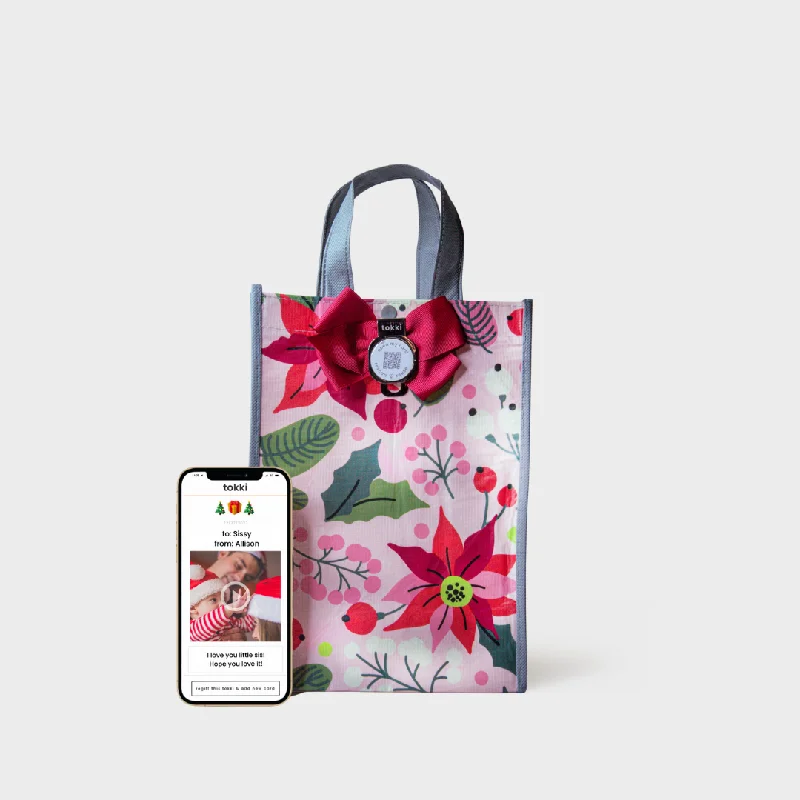 Sparkly sequined shopping and gift bags for glamorous eventsShine | Medium | Reusable Gift Bag + QR Greeting Card Sparkly sequined shopping and gift bags for glamorous eventsShine | Medium | Reusable Gift Bag + QR Greeting Card