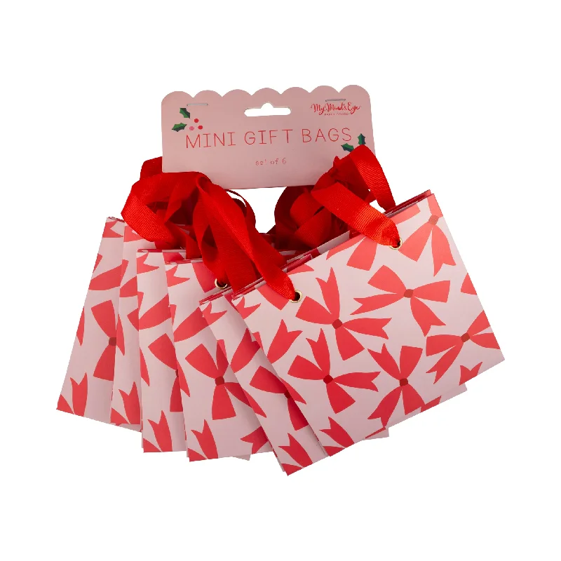 Magnetic - closure shopping and gift bags made of velvet for elegancePLGBS94 - Just the Bows Gift Bag Set Magnetic - closure shopping and gift bags made of velvet for elegancePLGBS94 - Just the Bows Gift Bag Set