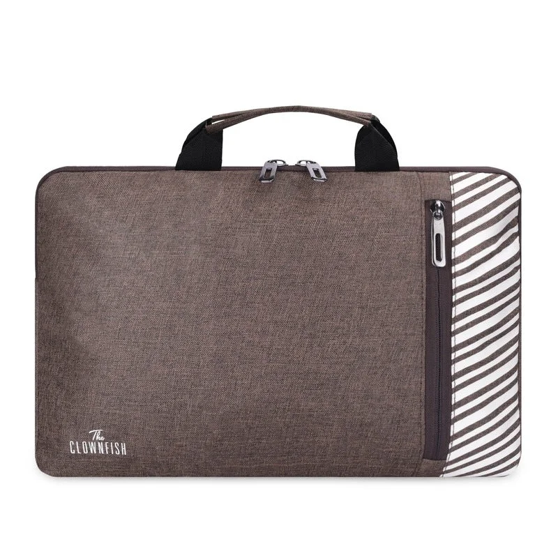 Leather laptop bag with hand-stitched details for a luxury touchLeather laptop bag with hand-stitched details for a luxury touchTHE CLOWNFISH Rex Series Polyester Unisex 15.6 Inch Laptop Bag Tablet Case With Comfortable Carry Handles (Brown) Leather laptop bag with hand-stitched details for a luxury touchLeather laptop bag with hand-stitched details for a luxury touchTHE CLOWNFISH Rex Series Polyester Unisex 15.6 Inch Laptop Bag Tablet Case With Comfortable Carry Handles (Brown)