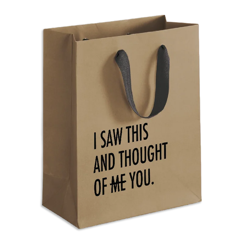 Reusable canvas shopping and gift bags with custom - printed logos for corporate giftsThought Of Me Gift Bag Reusable canvas shopping and gift bags with custom - printed logos for corporate giftsThought Of Me Gift Bag
