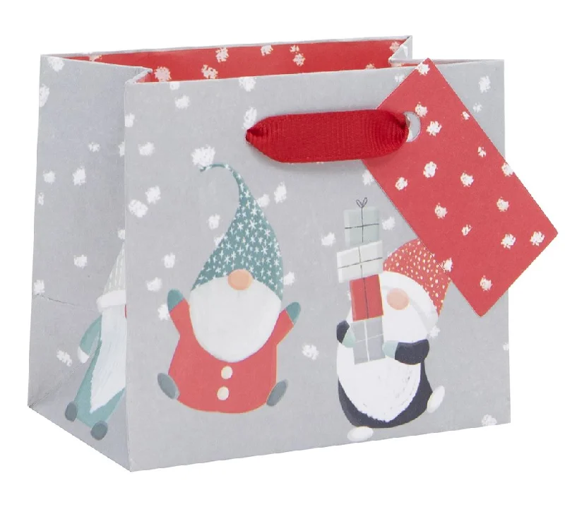 Magnetic - closure shopping and gift bags made of velvet for eleganceChristmas Gift Bag - Mini Bag Grey Gonk Magnetic - closure shopping and gift bags made of velvet for eleganceChristmas Gift Bag - Mini Bag Grey Gonk