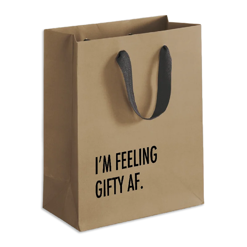Eco - friendly bamboo shopping and gift bags for sustainable giftingGifty AF Gift Bag Eco - friendly bamboo shopping and gift bags for sustainable giftingGifty AF Gift Bag