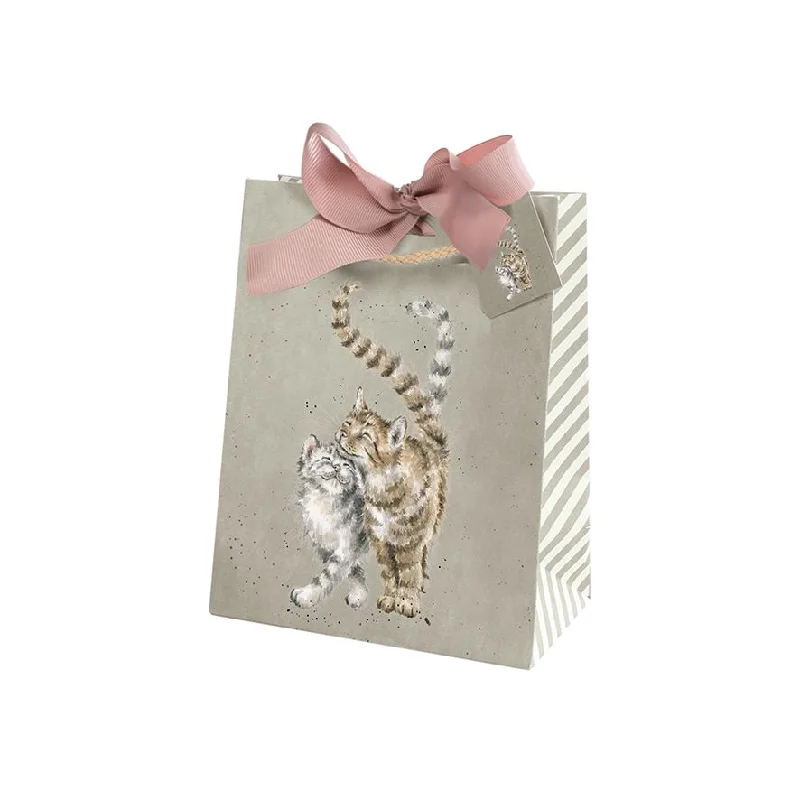 Metallic foil shopping and gift bags with holographic effects for festive occasionsWrendale - Feline Good Medium Gift Bag Metallic foil shopping and gift bags with holographic effects for festive occasionsWrendale - Feline Good Medium Gift Bag