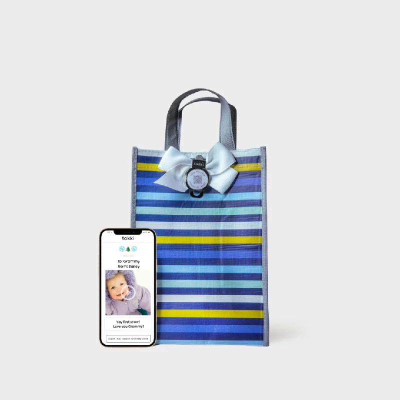 Magnetic - closure shopping and gift bags made of velvet for eleganceGleam | Medium | Reusable Gift Bag + QR Greeting Card Magnetic - closure shopping and gift bags made of velvet for eleganceGleam | Medium | Reusable Gift Bag + QR Greeting Card