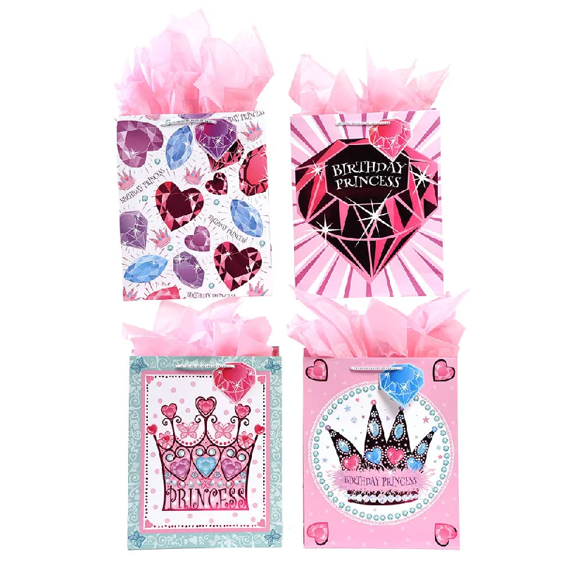 Monogrammed shopping and gift bags with personalized initials for a unique touchLarge Gem Birthday Bag, 4 Designs Monogrammed shopping and gift bags with personalized initials for a unique touchLarge Gem Birthday Bag, 4 Designs
