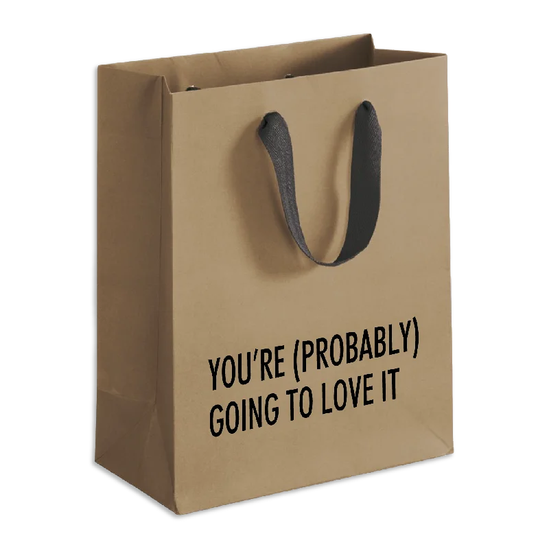 Cartoon - themed paper shopping and gift bags for kids' presentsProbably Love Gift Bag Cartoon - themed paper shopping and gift bags for kids' presentsProbably Love Gift Bag