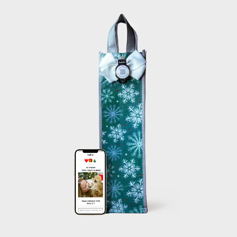 Foldable shopping and gift bags with a compact design for easy storageBelieve | Wine | Reusable Gift Bag + QR Greeting Card Foldable shopping and gift bags with a compact design for easy storageBelieve | Wine | Reusable Gift Bag + QR Greeting Card