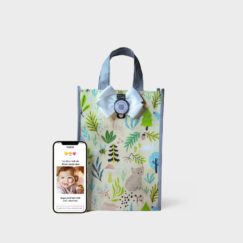 Waterproof nylon shopping and gift bags for outdoor giftsWander | Medium | Reusable Gift Bag + QR Greeting Card Waterproof nylon shopping and gift bags for outdoor giftsWander | Medium | Reusable Gift Bag + QR Greeting Card
