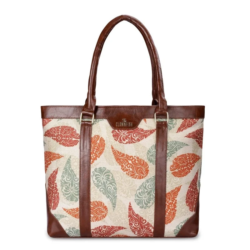 Leather laptop bag with hand-stitched details for a luxury touchLeather laptop bag with hand-stitched details for a luxury touchTHE CLOWNFISH Miranda Series 15.6 inch Laptop Bag For Women Printed Handicraft Fabric & Faux Leather Office Bag Briefcase Hand Messenger bag Tote Shoulder Bag (Cream-Leaf Print) Leather laptop bag with hand-stitched details for a luxury touchLeather laptop bag with hand-stitched details for a luxury touchTHE CLOWNFISH Miranda Series 15.6 inch Laptop Bag For Women Printed Handicraft Fabric & Faux Leather Office Bag Briefcase Hand Messenger bag Tote Shoulder Bag (Cream-Leaf Print)