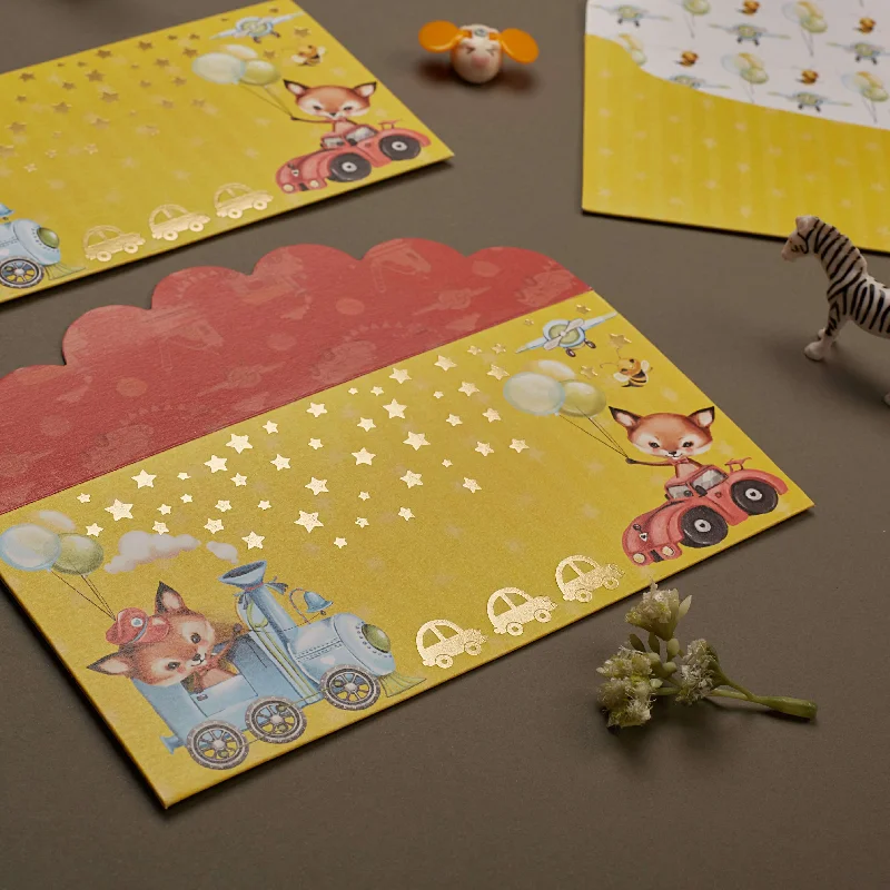 Vintage - style fabric shopping and gift bags with lace trim for a romantic touchThe Starry Ride - Money Envelope Vintage - style fabric shopping and gift bags with lace trim for a romantic touchThe Starry Ride - Money Envelope