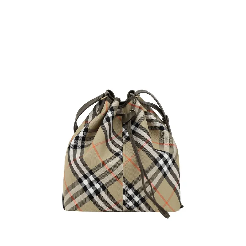Women's Bucket Bag with Adjustable Shoulder Strap in Orange for Comfort on the Go Burberry Archivio Check Bucket Women's Bag Women's Bucket Bag with Adjustable Shoulder Strap in Orange for Comfort on the Go Burberry Archivio Check Bucket Women's Bag