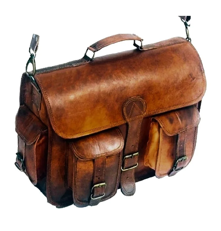 Minimalist Canvas Laptop Bag with Padded Interior for Protection Handmade Padded Leather Bag