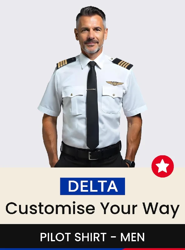 Military - Inspired Canvas Rucksack for Outdoor Adventures Delta Short Sleeve Custom Pilot Shirt Men Military - Inspired Canvas Rucksack for Outdoor Adventures Delta Short Sleeve Custom Pilot Shirt Men
