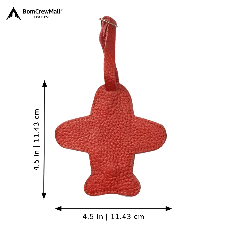 Customizable Canvas Tote Bag for Brand Promotion AIRPLANE LEATHER BAG TAG - BIG ORANGE Customizable Canvas Tote Bag for Brand Promotion AIRPLANE LEATHER BAG TAG - BIG ORANGE
