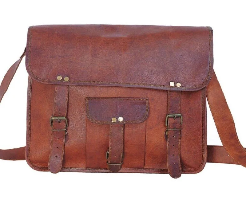 Recycled Canvas Shoulder Bag for Eco - Conscious Consumers Rugged Leather Laptop Bag Recycled Canvas Shoulder Bag for Eco - Conscious Consumers Rugged Leather Laptop Bag