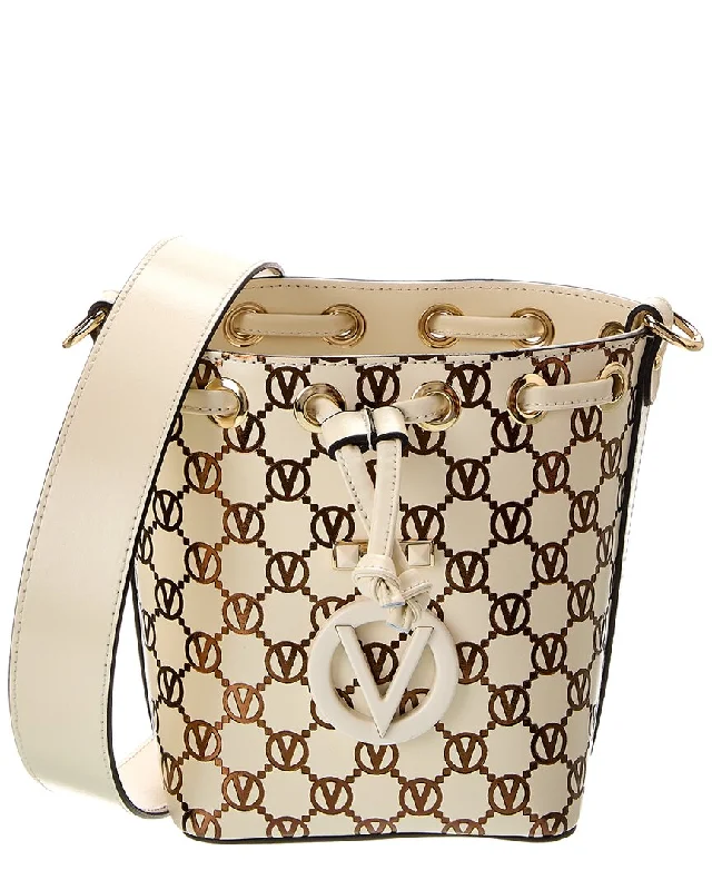 Bucket Bag with Geometric Print in Multicolor for a Contemporary and Eye - Catching Appeal Valentino by Mario Valentino Jules Monogram Leather Bucket Bag Bucket Bag with Geometric Print in Multicolor for a Contemporary and Eye - Catching Appeal Valentino by Mario Valentino Jules Monogram Leather Bucket Bag