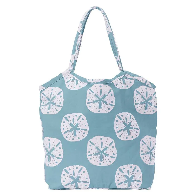 Canvas Bucket Bag in Navy Blue with Striped Interior for a Nautical - Inspired Outfit Sand Dollar Bucket Bag Canvas Bucket Bag in Navy Blue with Striped Interior for a Nautical - Inspired Outfit Sand Dollar Bucket Bag