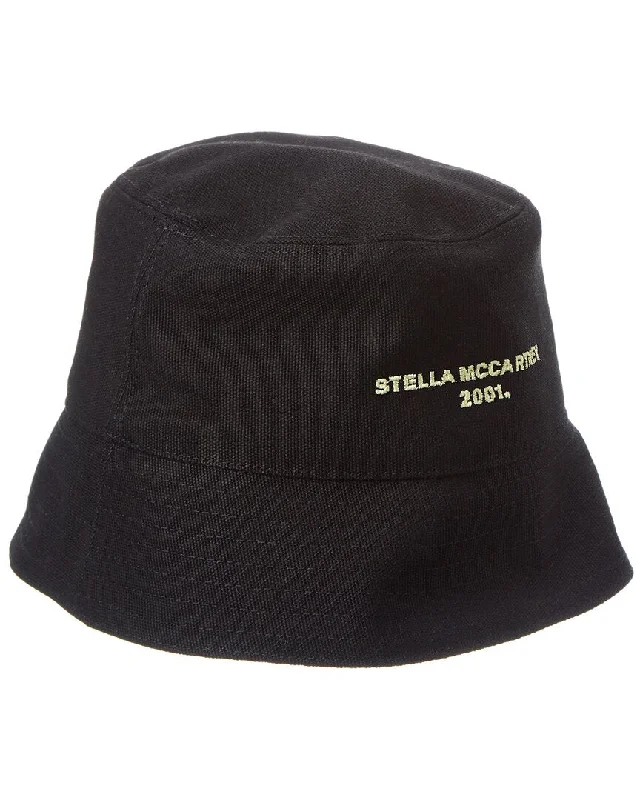 Denim Bucket Bag in Washed Blue with Patchwork for a Vintage - Inspired Look Stella McCartney Reversible Logo Bucket Hat Denim Bucket Bag in Washed Blue with Patchwork for a Vintage - Inspired Look Stella McCartney Reversible Logo Bucket Hat