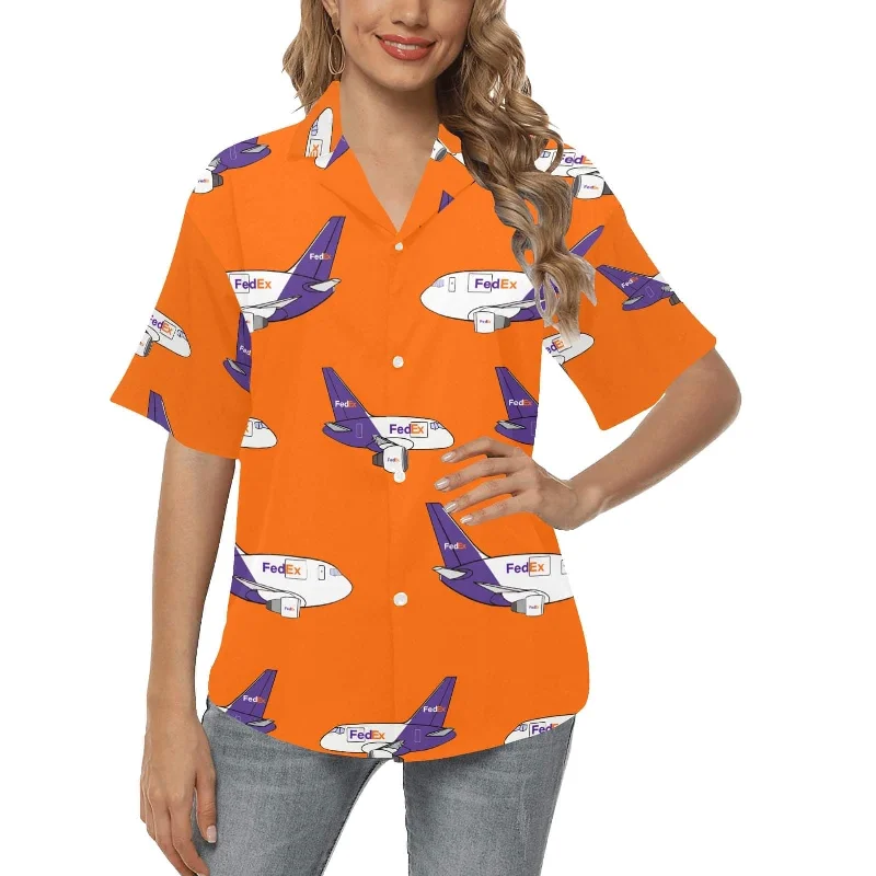 Canvas Drawstring Backpack for Gym and Workout Gear 757 767 ORANGE WOMENS HAWAIIAN SHIRT Canvas Drawstring Backpack for Gym and Workout Gear 757 767 ORANGE WOMENS HAWAIIAN SHIRT