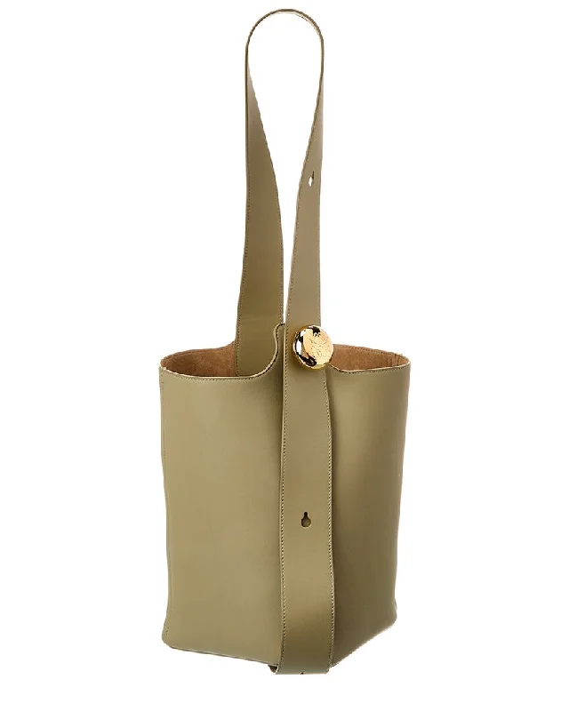 Velvet Bucket Bag in Emerald Green with Crystal - Embellished Strap for a Glamorous Night Out Loewe Pebble Medium Leather Bucket Bag Velvet Bucket Bag in Emerald Green with Crystal - Embellished Strap for a Glamorous Night Out Loewe Pebble Medium Leather Bucket Bag