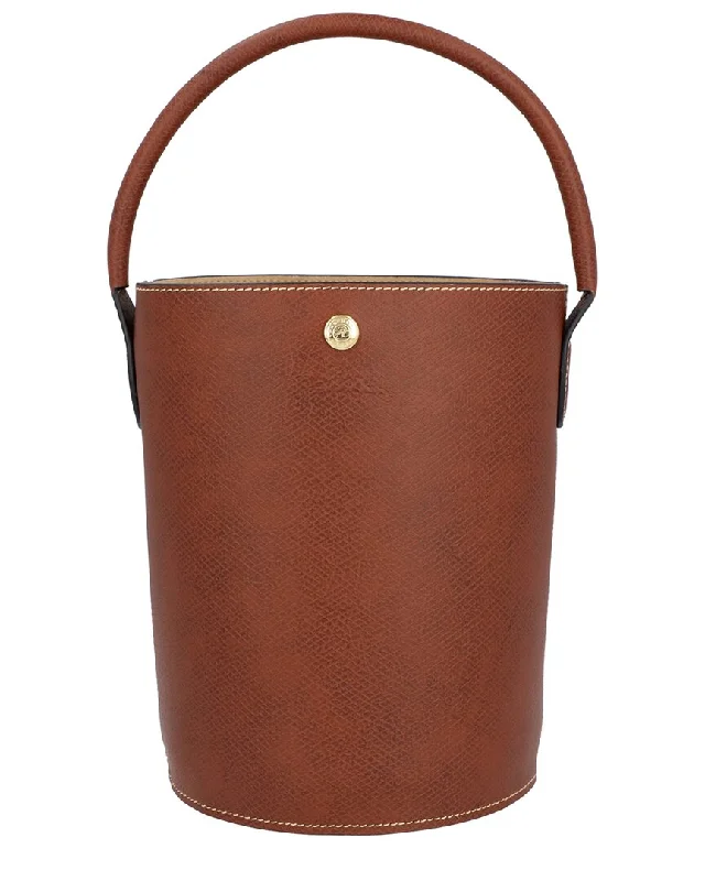 Bucket Bag with Embossed Animal Print in Tan for a Wild and Stylish Statement Longchamp Epure Small Leather Bucket Bag Bucket Bag with Embossed Animal Print in Tan for a Wild and Stylish Statement Longchamp Epure Small Leather Bucket Bag