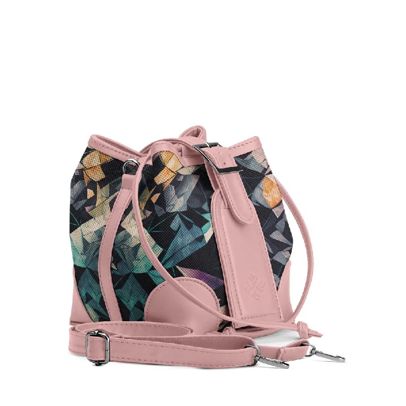 Canvas Bucket Bag in Navy Blue with Striped Interior for a Nautical - Inspired Outfit Rose Bucket Bags Reflect Canvas Bucket Bag in Navy Blue with Striped Interior for a Nautical - Inspired Outfit Rose Bucket Bags Reflect