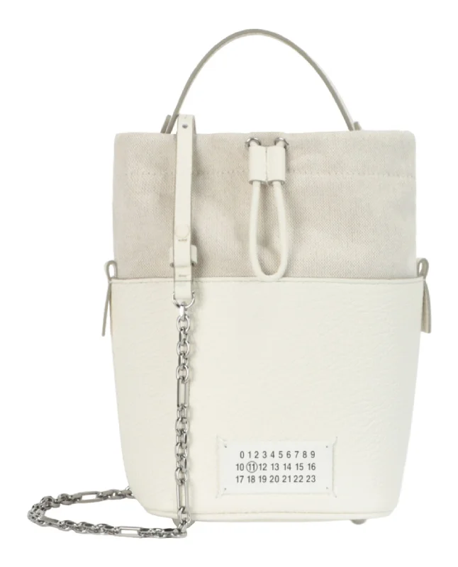 Women's Quilted Bucket Bag in Black with Silver Hardware for a Classic and Timeless Style 5AC Bucket Bag