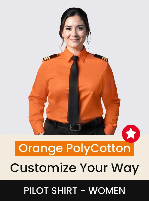 Recycled Canvas Shoulder Bag for Eco - Conscious Consumers Custom Orange Pilot Shirt Women