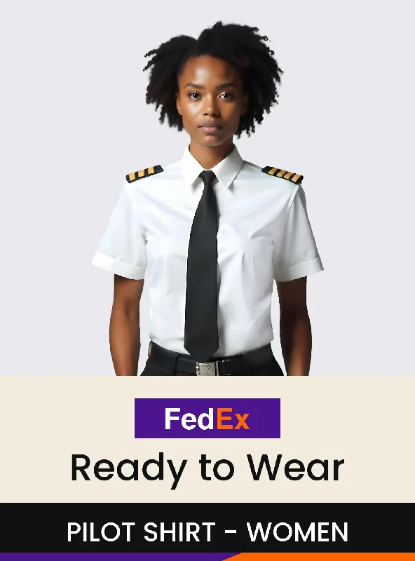 Boho - Style Embroidered Canvas Handbag for Summer Festivals FedEx Short Sleeve Standard Women's Pilot Shirt Boho - Style Embroidered Canvas Handbag for Summer Festivals FedEx Short Sleeve Standard Women's Pilot Shirt