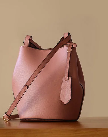 Women's Genuine Leather Bucket Bag in Chestnut Brown with Gold - Tone Hardware for a Sophisticated Look Handmade Genuine Leather Bucket Bag Purse Crossbody Bag Shoulder Bag Purse For Women Women's Genuine Leather Bucket Bag in Chestnut Brown with Gold - Tone Hardware for a Sophisticated Look Handmade Genuine Leather Bucket Bag Purse Crossbody Bag Shoulder Bag Purse For Women